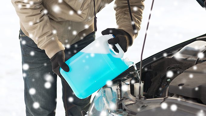 antifreeze in car