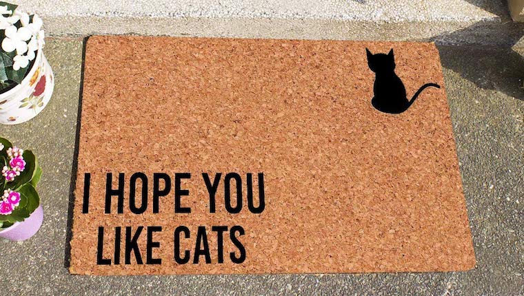 Cat doormat