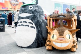 LONDON, ENGLAND - MAY 27: Totoro and The Catbus on Day 2 of MCM London Comic Con at The London ExCel on May 28, 2016 in London, England.