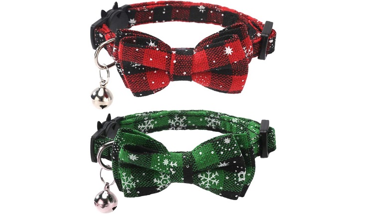 cat christmas collars 