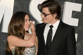 Millie Bobby Brown and Jake Bongiovi at the "Damsel" New York Premiere held at The Paris Theater on March 1, 2024 in New York, New York.