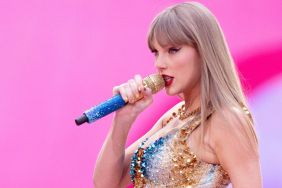 Taylor Swift performs on stage during the "Taylor Swift | The Eras Tour" at Wembley Stadium on June 21, 2024 in London, England.