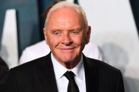 British actor Anthony Hopkins attends the 2022 Vanity Fair Oscar Party following the 94th Oscars at the The Wallis Annenberg Center for the Performing Arts in Beverly Hills, California on March 27, 2022.