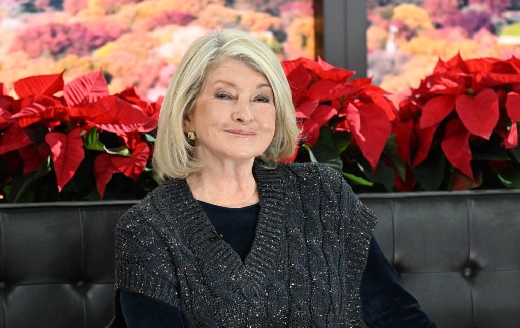 Martha Stewart is seen on "Good Day New York" on December 04, 2024 in New York City.